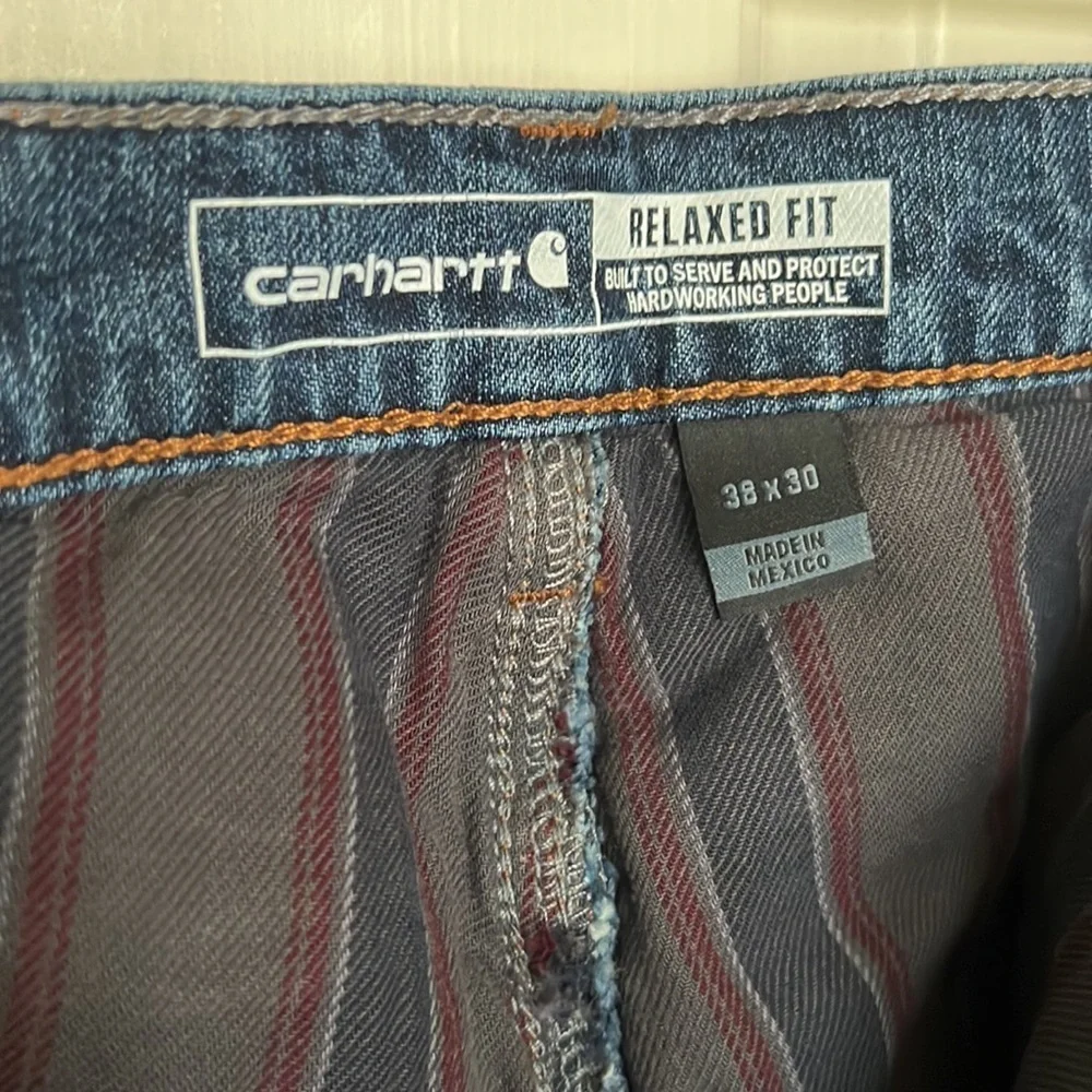 Carhartt Relaxed Fit Flannel-lined 5 Pocket Jeans